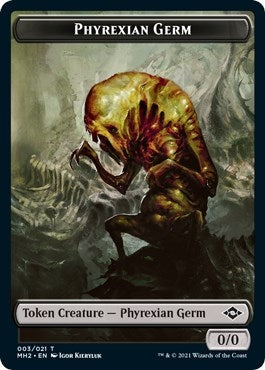 Phyrexian Germ Token (3) [MH2]