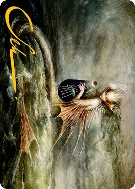 Svyelun of Sea and Sky Art Card 25 81 Gold Stamped Signature (25) [ASMH2]