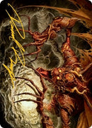 Archfiend of Sorrows Art Card Gold Stamped Signature (26) [ASMH2]