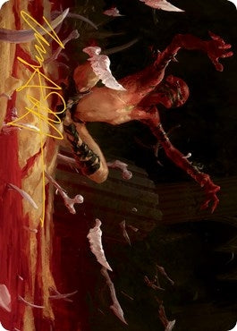 Bone Shards Art Card Gold Stamped Signature (27) [ASMH2]