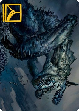 Necrogoyf Art Card Gold Stamped Signature (31) [ASMH2]