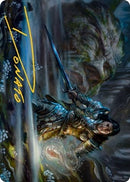 Carth the Lion Art Card Gold Stamped Signature (47) [ASMH2]
