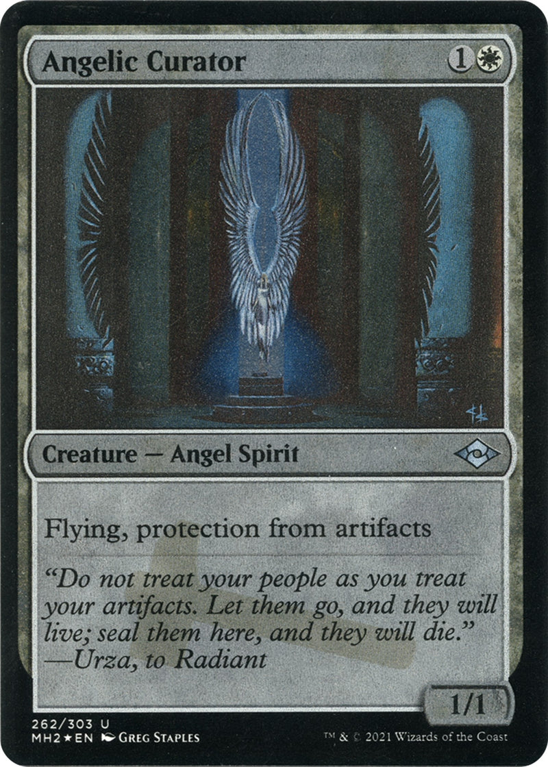 Angelic Curator Foil Etched (262) [MH2]