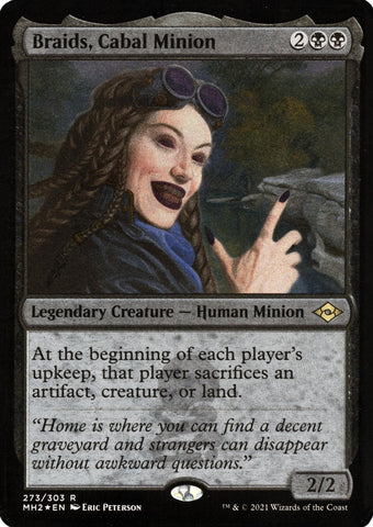 Braids, Cabal Minion (Foil Etched) [Modern Horizons 2]
