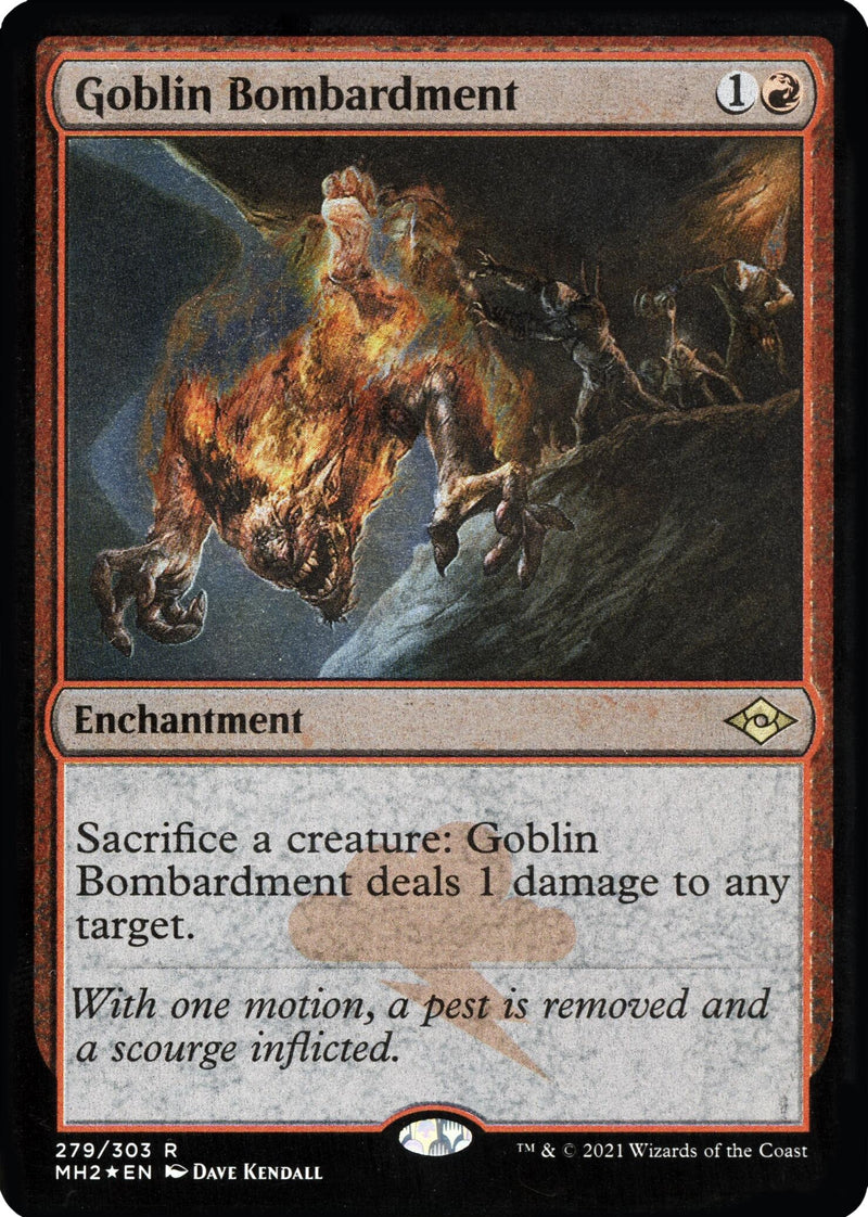 Goblin Bombardment Foil Etched (279) [MH2]