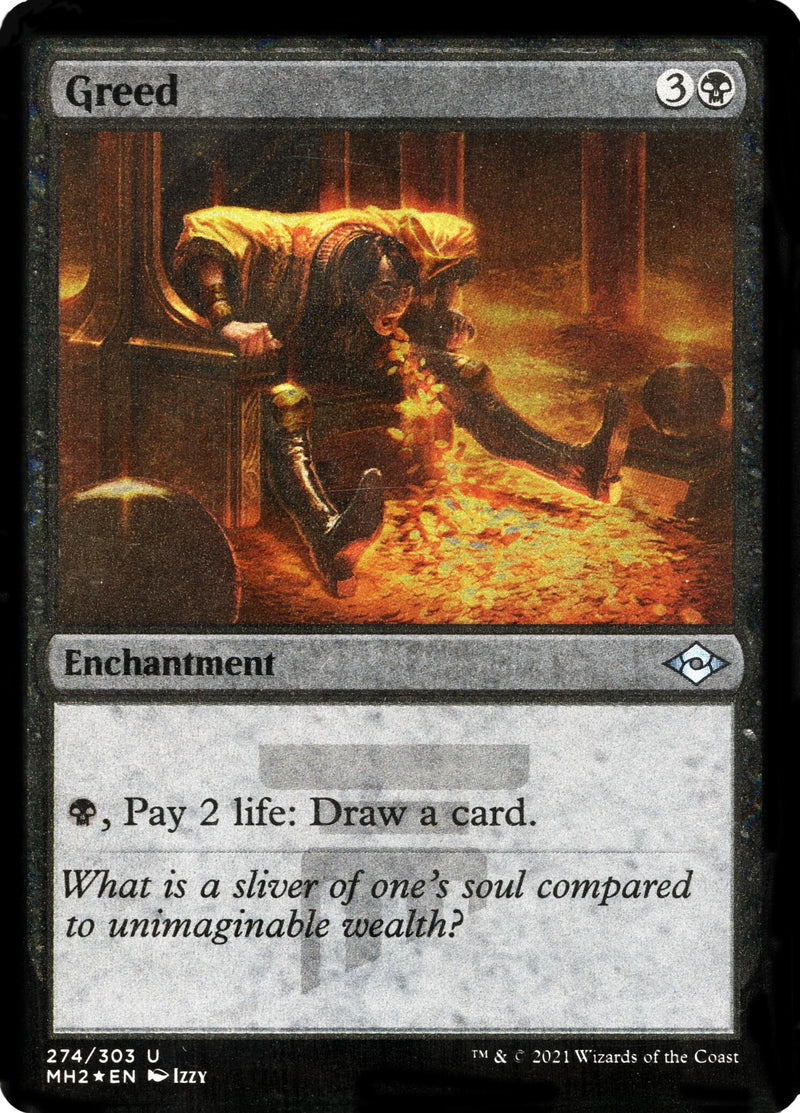 Greed Foil Etched (274) [MH2]