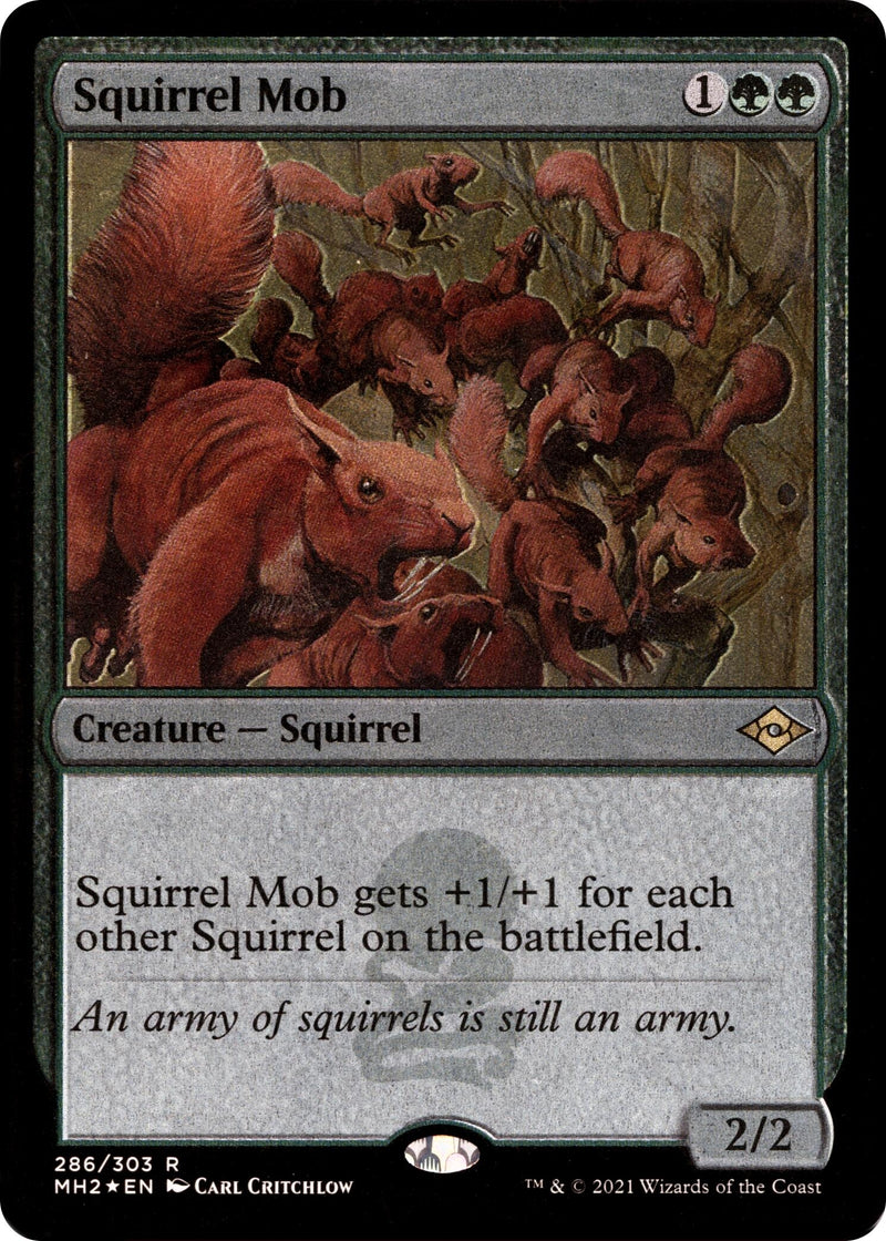 Squirrel Mob Foil Etched (286) [MH2]
