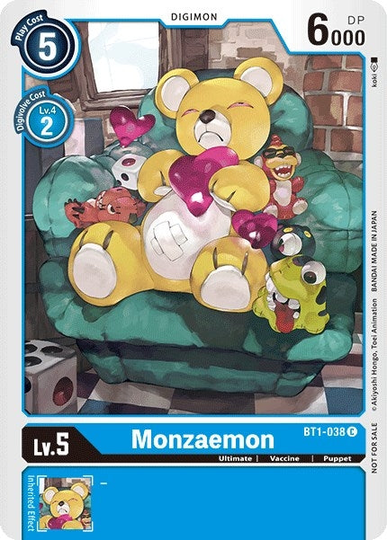 Image for Monzaemon - BT1-038 (Official Tournament Pack Vol.2) [Release Special Booster]
