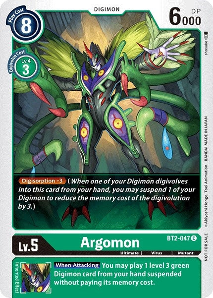 Image for Argomon - BT2-047 (Official Tournament Pack Vol.2) [Release Special Booster]