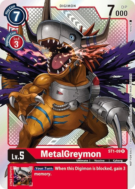 Image for MetalGreymon - ST1-09 (Official Tournament Pack Vol.2) [Starter Deck 01: Gaia Red]