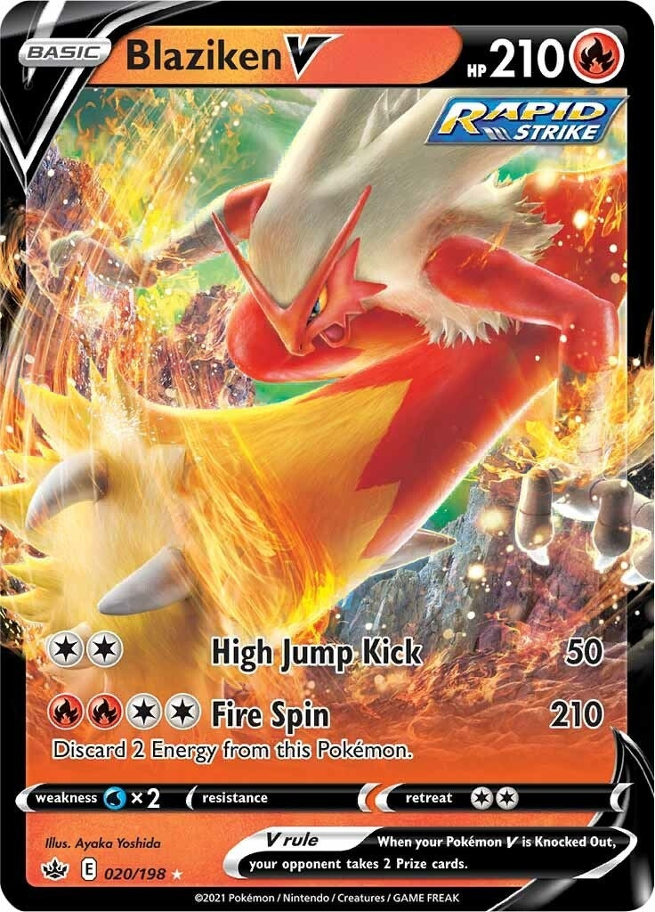 Blaziken V (020/198) [SWSH06]