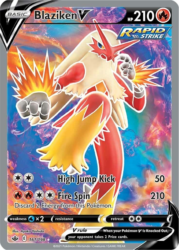 Blaziken V Full Art (161/198) [SWSH06]