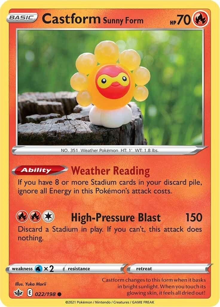 Castform Sunny Form (022/198) [SWSH06]