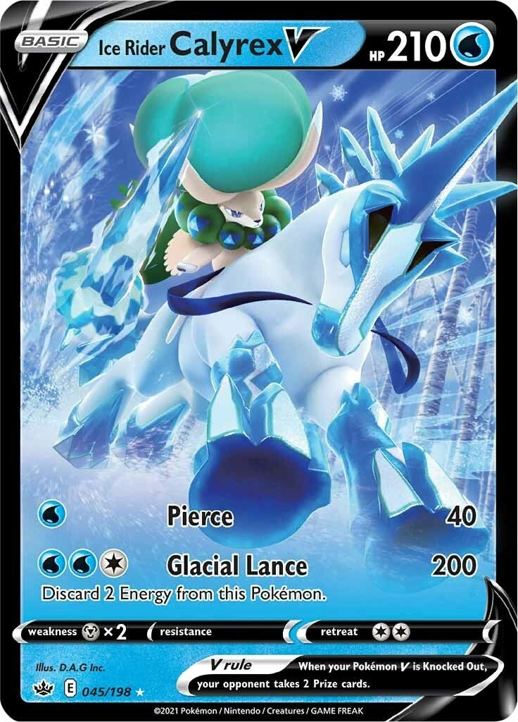 Ice Rider Calyrex V (045/198) [SWSH06]