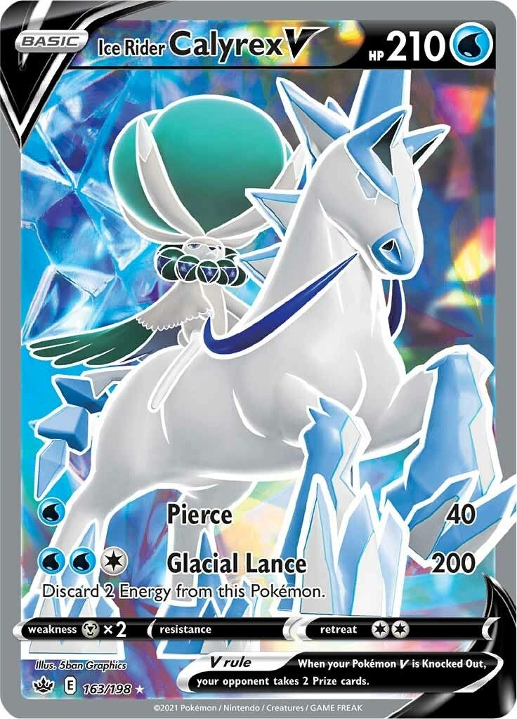 Ice Rider Calyrex V Full Art (163/198) [SWSH06]