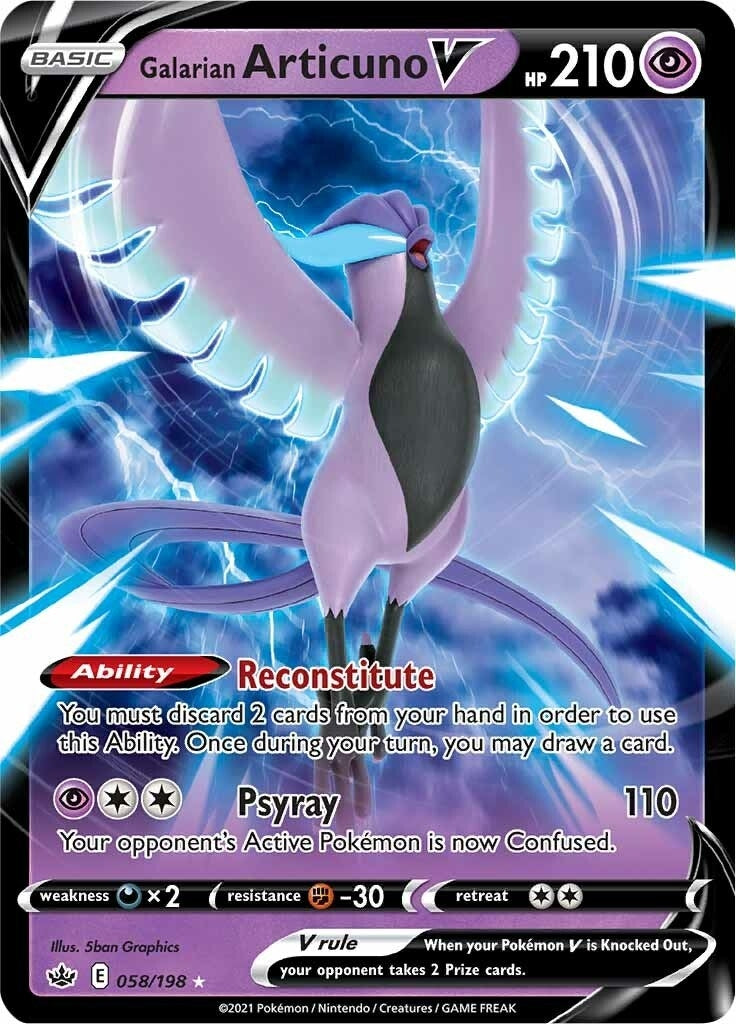 Galarian Articuno V (058/198) [SWSH06]
