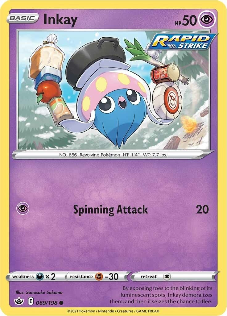 Inkay (069/198) (SWSH06: Chilling Reign)