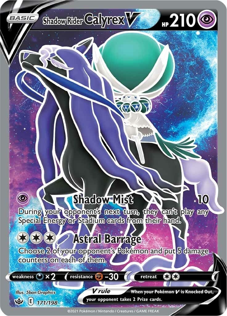 Shadow Rider Calyrex V Full Art (171/198) [SWSH06]
