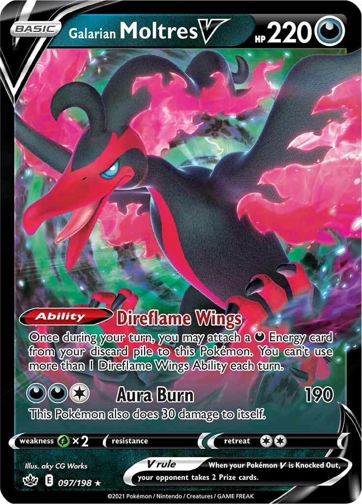 Galarian Moltres V (097/198) [SWSH06]