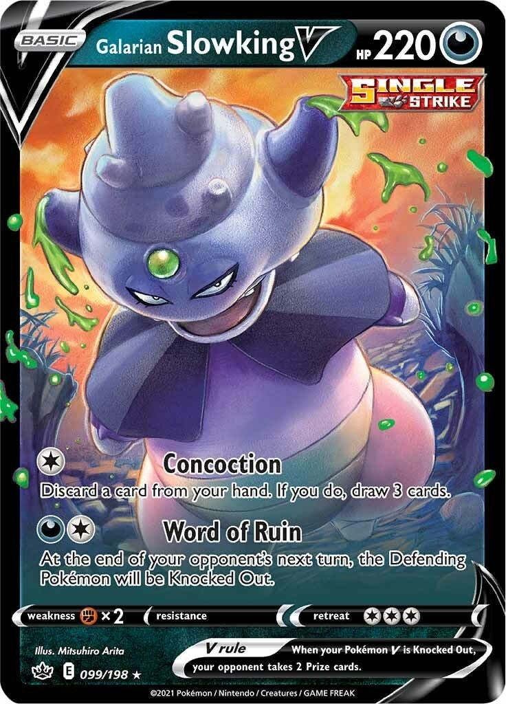 Galarian Slowking V (099/198) [SWSH06]