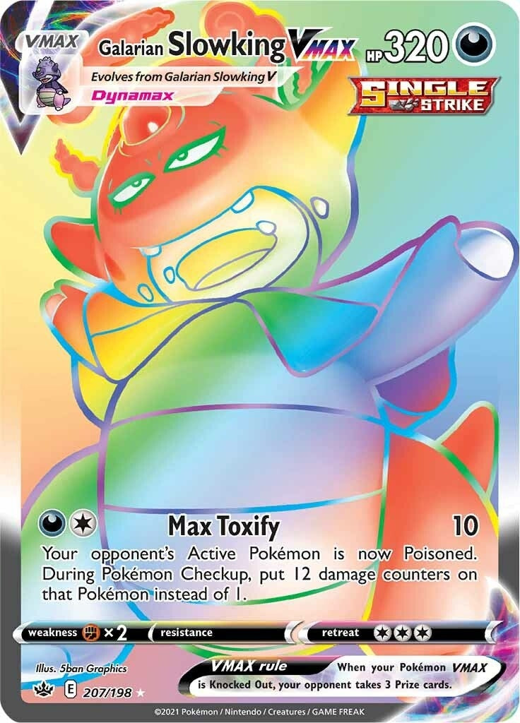 Galarian Slowking VMAX Secret (207/198) [SWSH06]