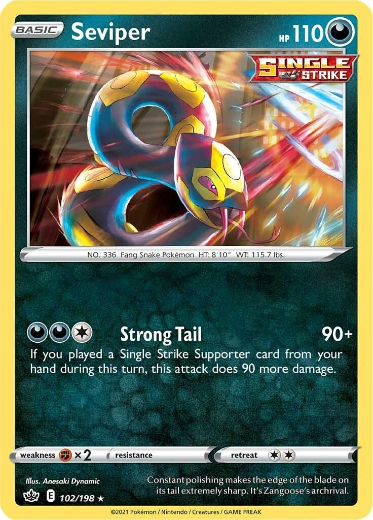 Seviper (102/198) [SWSH06]