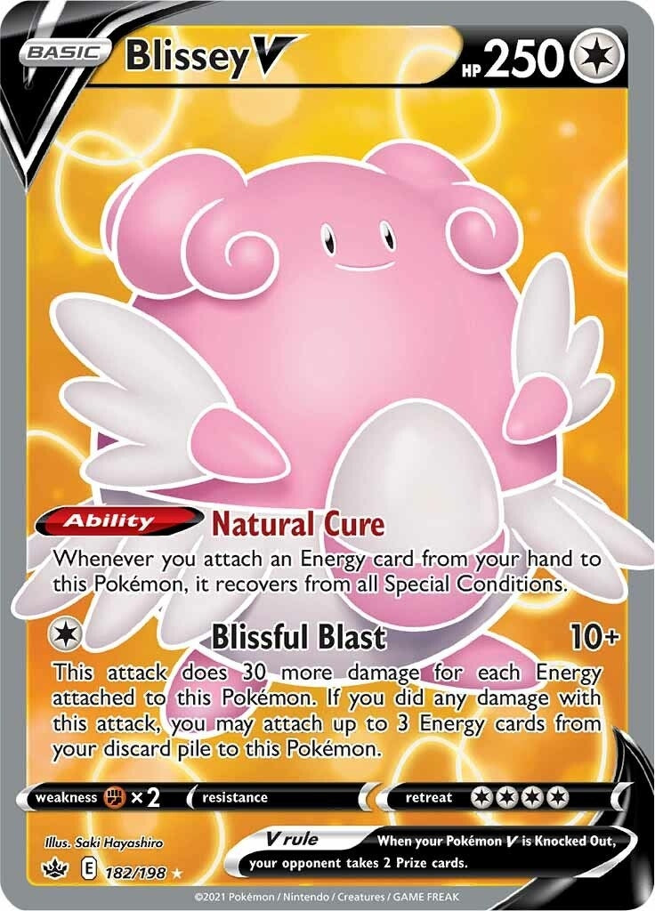Blissey V Full Art (182/198) [SWSH06]