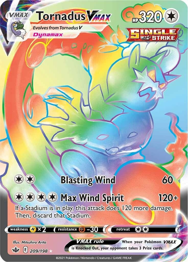 Tornadus VMAX Secret (209/198) [SWSH06]