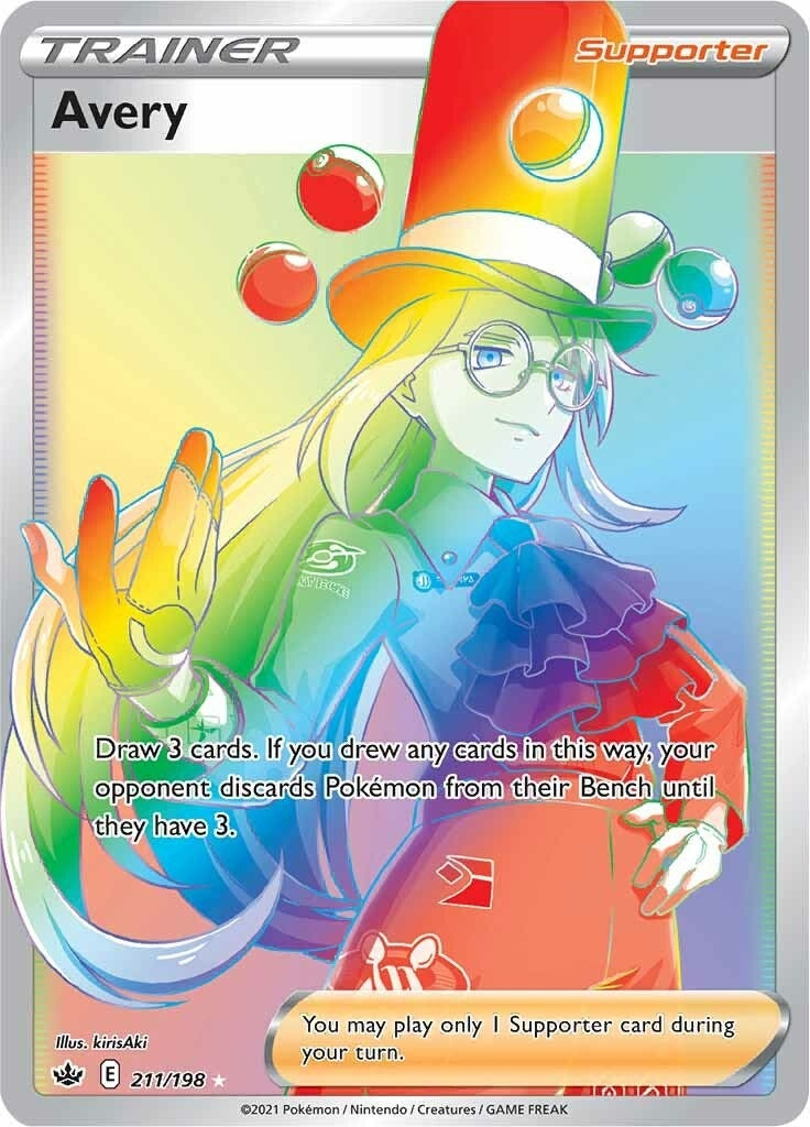 Avery (Secret) (211/198) (SWSH06: Chilling Reign)