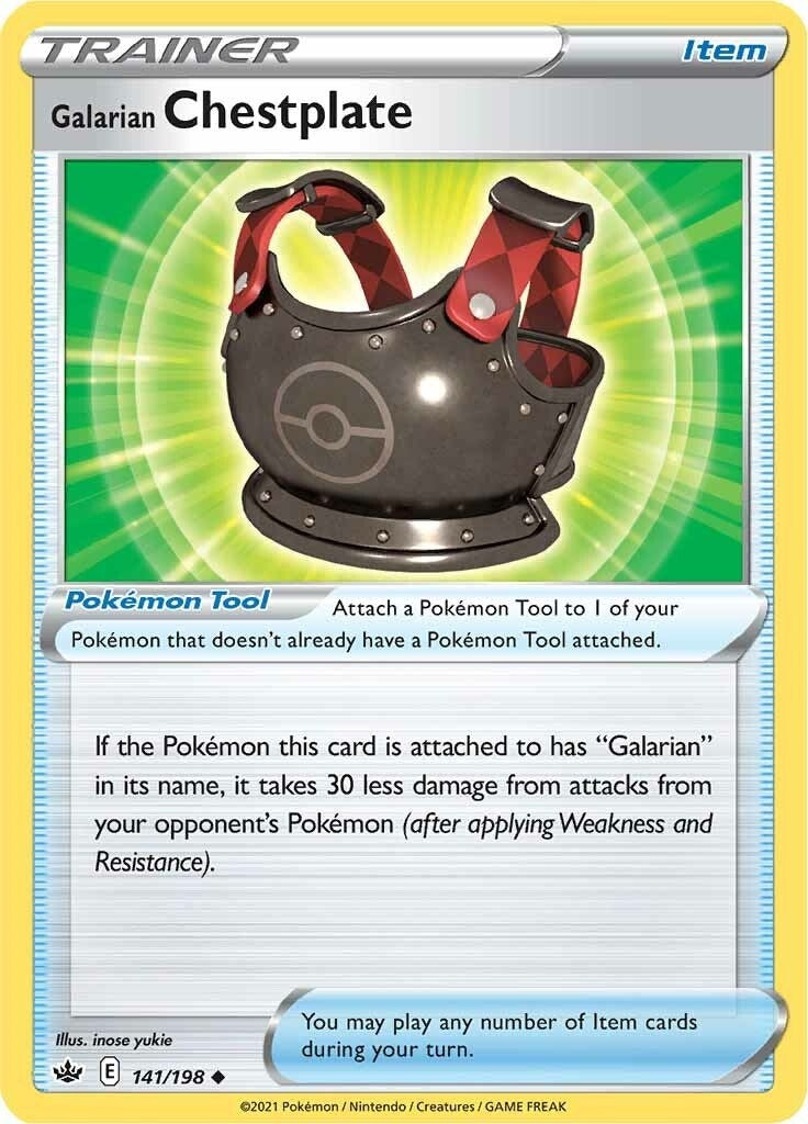 Galarian Chestplate (141/198) [SWSH06]