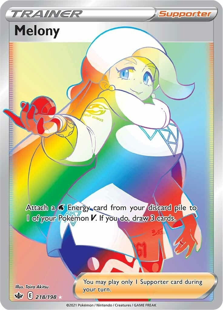 Melony (Secret) (218/198) (SWSH06: Chilling Reign)