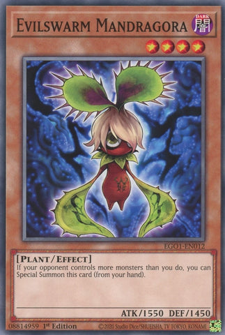 Evilswarm Mandragora (EGO1-EN012) [EGO1]