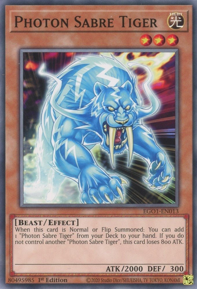 Photon Sabre Tiger (EGO1-EN013) [EGO1]