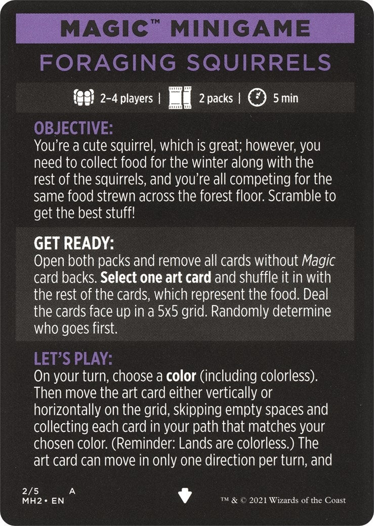 Magic Minigame Foraging Squirrels (2) [MH2]