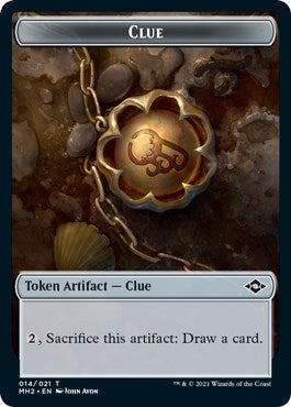 Clue 014 Crab Double sided Token [MH2]