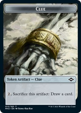 Clue 015 Bird Double sided Token [MH2]
