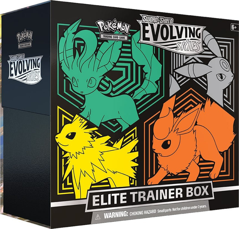 Evolving Skies Elite Trainer Box Flareon Jolteon Umbreon Leafeon [SWSH07]