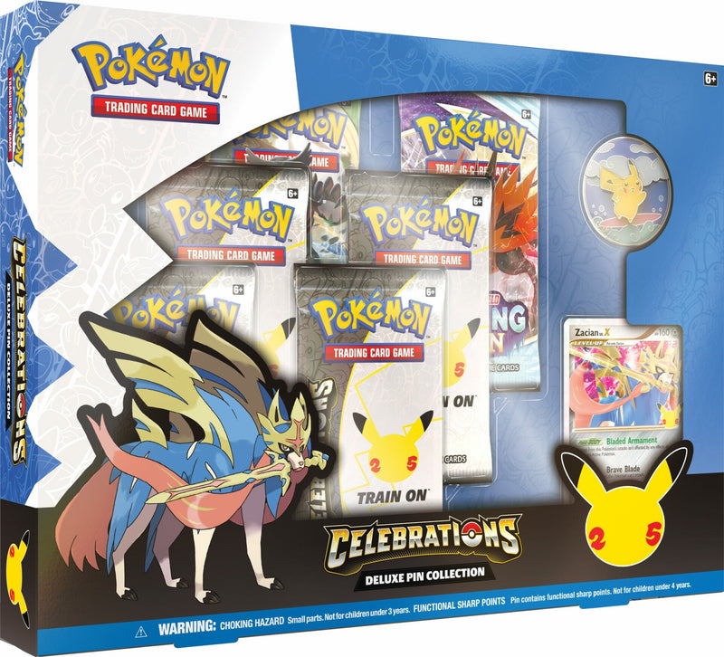 Celebrations Deluxe Pin Collection Zacian LV X [CLB]