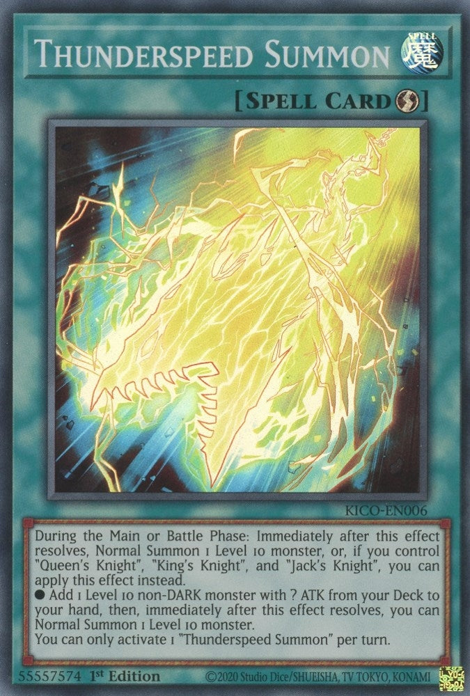 Thunderspeed Summon (KICO-EN006) [KICO]