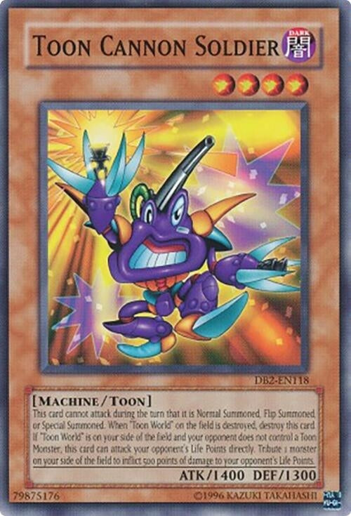 Toon Cannon Soldier (DB2-EN118)