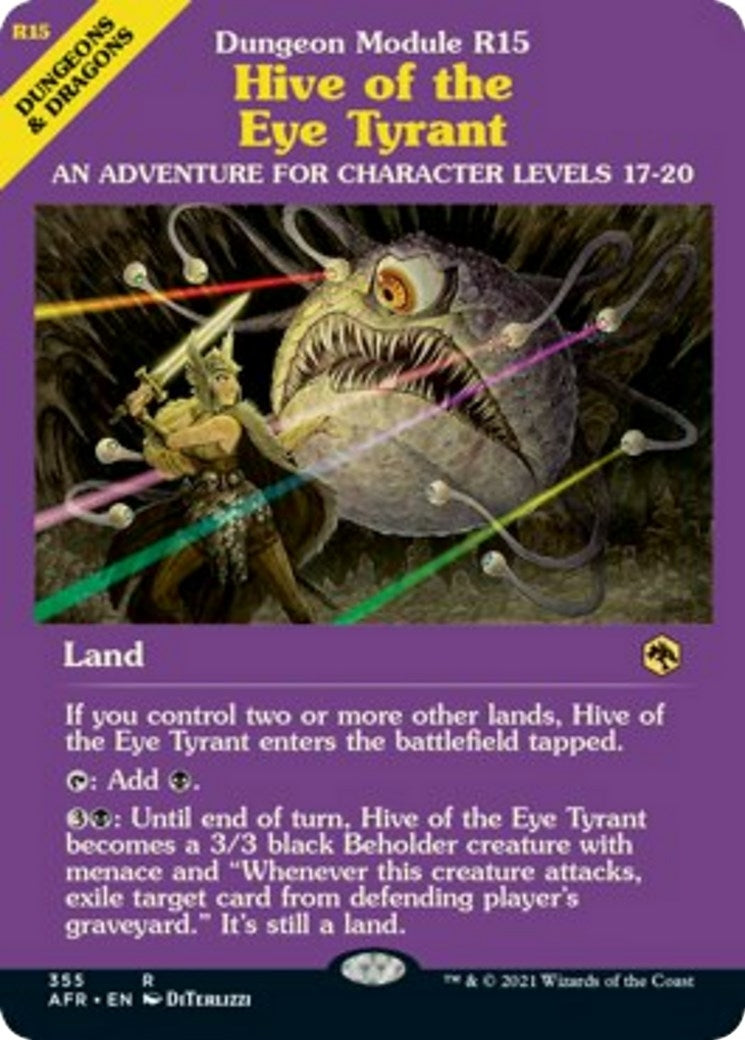 Hive of the Eye Tyrant Dungeon Module (355) [AFR]