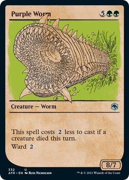 Purple Worm (Showcase) [Dungeons & Dragons: Adventures in the Forgotten Realms]
