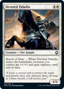 Devoted Paladin [Dungeons & Dragons: Adventures in the Forgotten Realms]