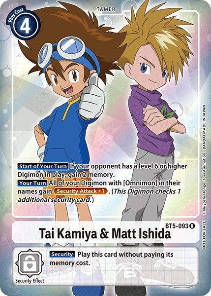 Image for Tai Kamiya & Matt Ishida (Box Topper) [Battle of Omni]