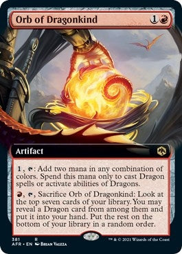 Orb of Dragonkind Extended Art (381) [AFR]