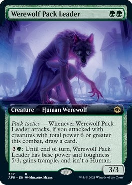 Werewolf Pack Leader Extended Art (387) [AFR]