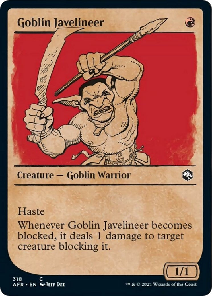 Goblin Javelineer (Showcase) [Dungeons & Dragons: Adventures in the Forgotten Realms]