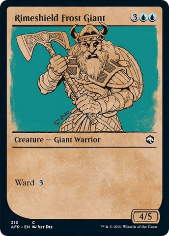 Rimeshield Frost Giant (Showcase) [Dungeons & Dragons: Adventures in the Forgotten Realms]