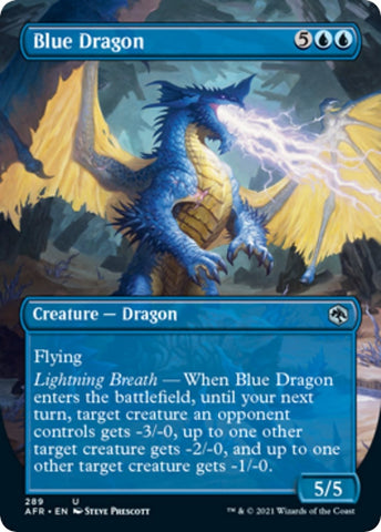 Blue Dragon (Borderless Alternate Art) [Dungeons & Dragons: Adventures in the Forgotten Realms]