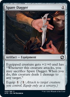 Spare Dagger [Dungeons & Dragons: Adventures in the Forgotten Realms]